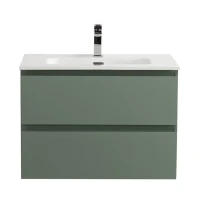 Тумба с раковиной BelBagno Kraft 60 подвесная, матовая еловая, раковина bb600etl