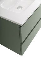 Тумба с раковиной BelBagno Kraft 60 подвесная, матовая еловая, раковина bb600etl