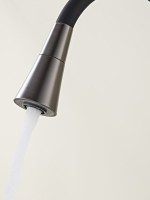 Смеситель для кухни Haiba HB73823-3 оружейная сталь