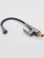 Смеситель для кухни Haiba HB73823-3 оружейная сталь