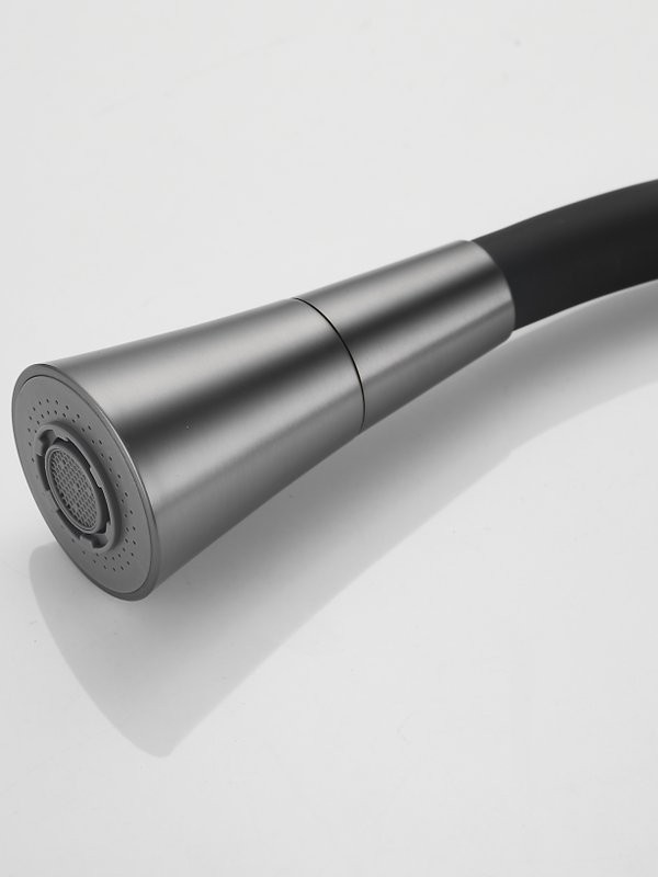 Смеситель для кухни Haiba HB73823-3 оружейная сталь