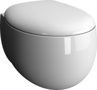 Унитаз подвесной VitrA Memoria 5885B403-0101 безободковый, с микролифтом, глянцевый белый