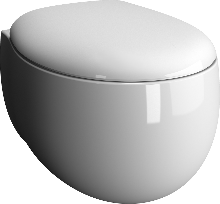 Унитаз подвесной VitrA Memoria 5885B403-0101 безободковый, с микролифтом, глянцевый белый