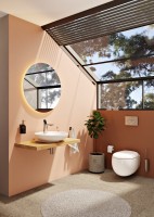 Унитаз подвесной VitrA Memoria 5885B403-0101 безободковый, с микролифтом, глянцевый белый