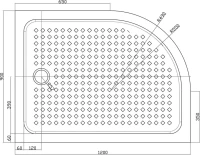 Поддон для душа Cezares Tray TRAY-A-RH-120/90-550-15-W-R R120х90 R, с сифоном Поддон для душа Cezares Tray TRAY-A-RH-120/90-550-15-W-R R120х90 R, с сифоном