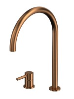 Смеситель для раковины WHITECROSS Y1214CPB с изливом Y1203CPB, брашированная медь