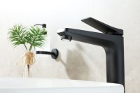 Смеситель для раковины Lemark Bronx LM3709BL черный
