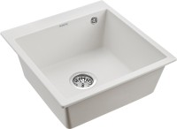 Комплект Мойка Paulmark Kante 50 PM105152-WH белый + Смеситель РМС PL5 PL5-017F белый + Измельчитель Bort Master Eco