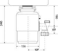 Комплект Мойка Paulmark Kante 50 PM105152-WH белый + Смеситель РМС PL5 PL5-017F белый + Измельчитель Bort Master Eco