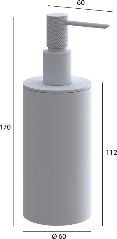 Дозатор Boheme Uno 10980-NB nikel brush