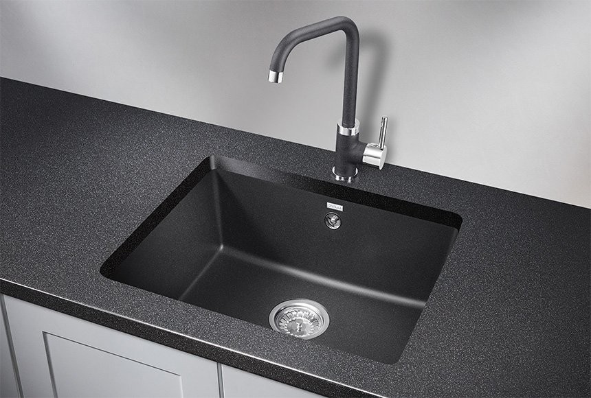Мойка кухонная Granula 5551, черный