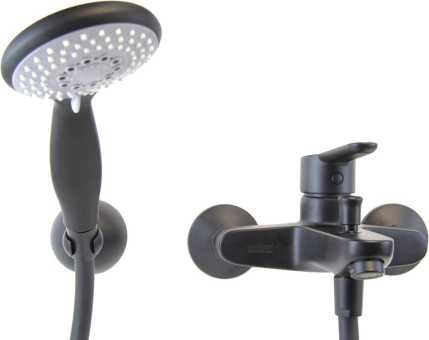 Смеситель для ванны с душем Webert Sax Evolution SE850101560 черный