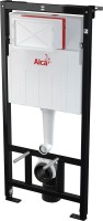 Комплект Унитаз подвесной Bien Ion безободковый + Звукоизоляция AlcaPlast + Кнопка ALCA M70 белая + Инсталляция A101 Sadromodul