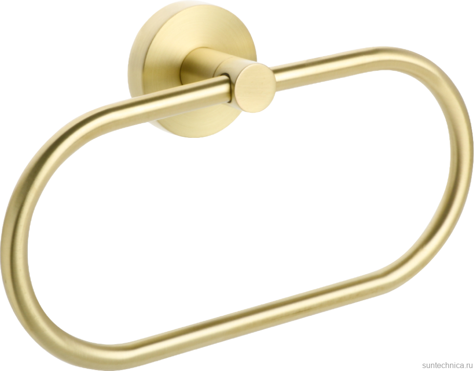 Полотенцедержатель Fixsen Comfort Gold FX-87011 кольцо, золото сатин