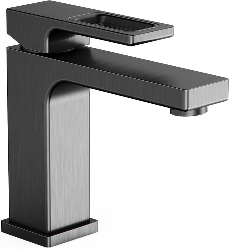 Смеситель для раковины Gappo G17-9 G1017-9 оружейная сталь