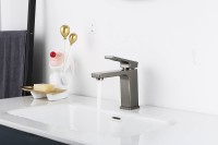 Смеситель для раковины Gappo G17-9 G1017-9 оружейная сталь