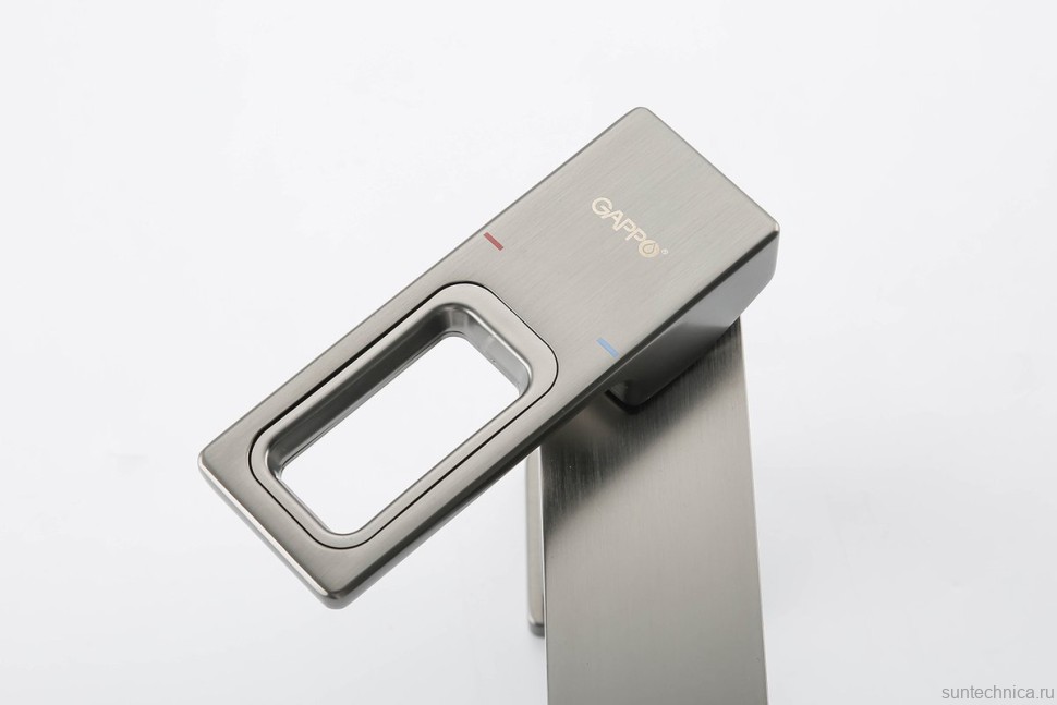 Смеситель для раковины Gappo G17-9 G1017-9 оружейная сталь
