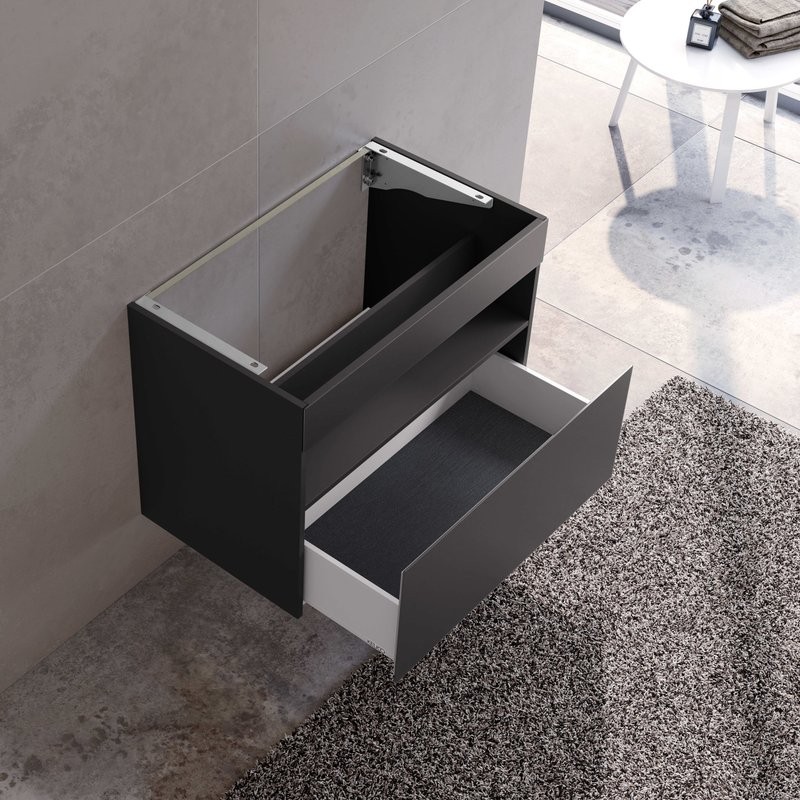 Тумба с раковиной Keuco Stageline 32862 80 см, вулканит