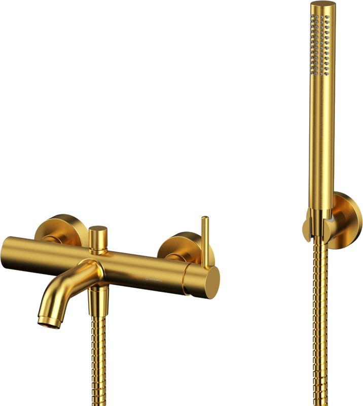 Смеситель для ванны с душем WHITECROSS Y Y1231GLB брашированное золото