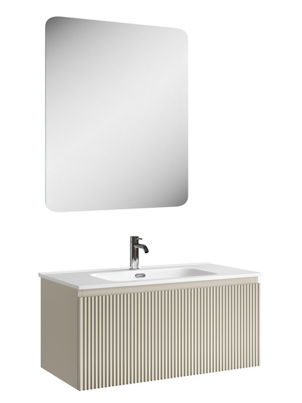 Мебель для ванной комнаты Sancos Snob R 1.0 90 beige soft