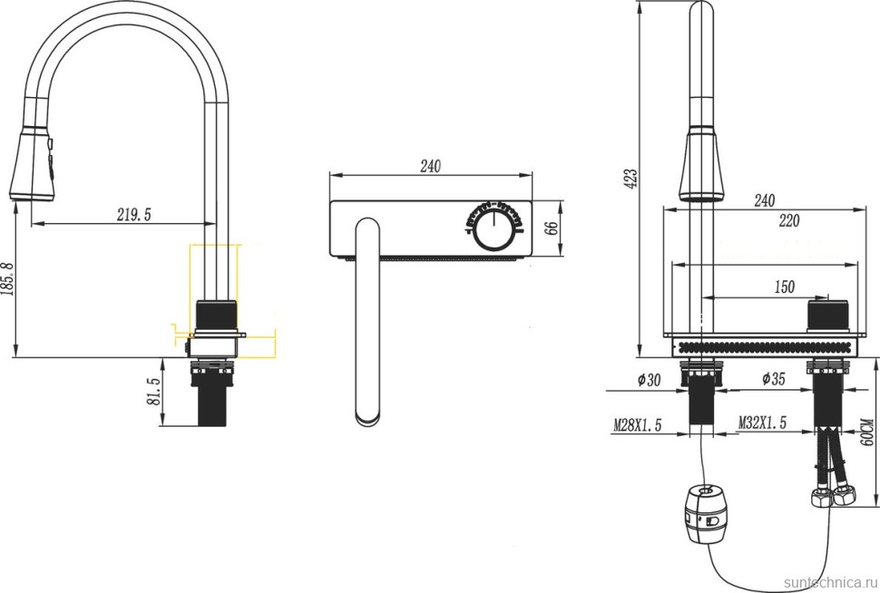 Комплект Mixline Pro 552104 графит