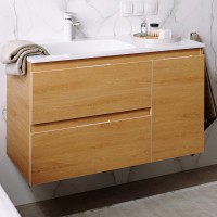 Мебель для ванной комнаты Aqwella 5 stars Accent 90 L, дуб золотой
