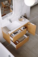 Мебель для ванной комнаты Aqwella 5 stars Accent 90 L, дуб золотой