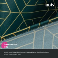 Штора для ванной IDDIS Base BG06P24i11 240х200, зеленая