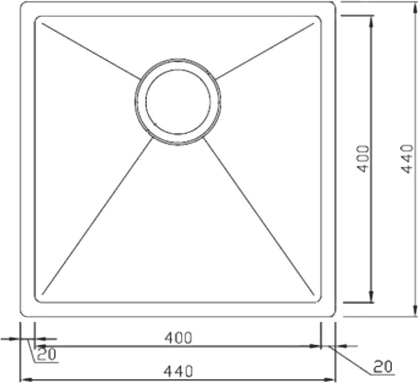 Мойка кухонная Seaman Eco Marino SME-440-DG.A dark gun