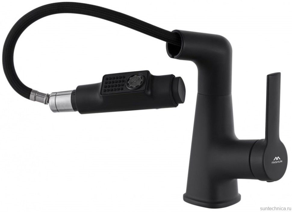 Смеситель для раковины Fashun A4018-7 черный