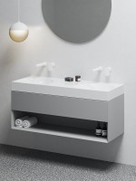 Тумба с раковиной Ravak Lite SD 120 дымчато-серая Тумба с раковиной Ravak Lite SD 120 дымчато-серая