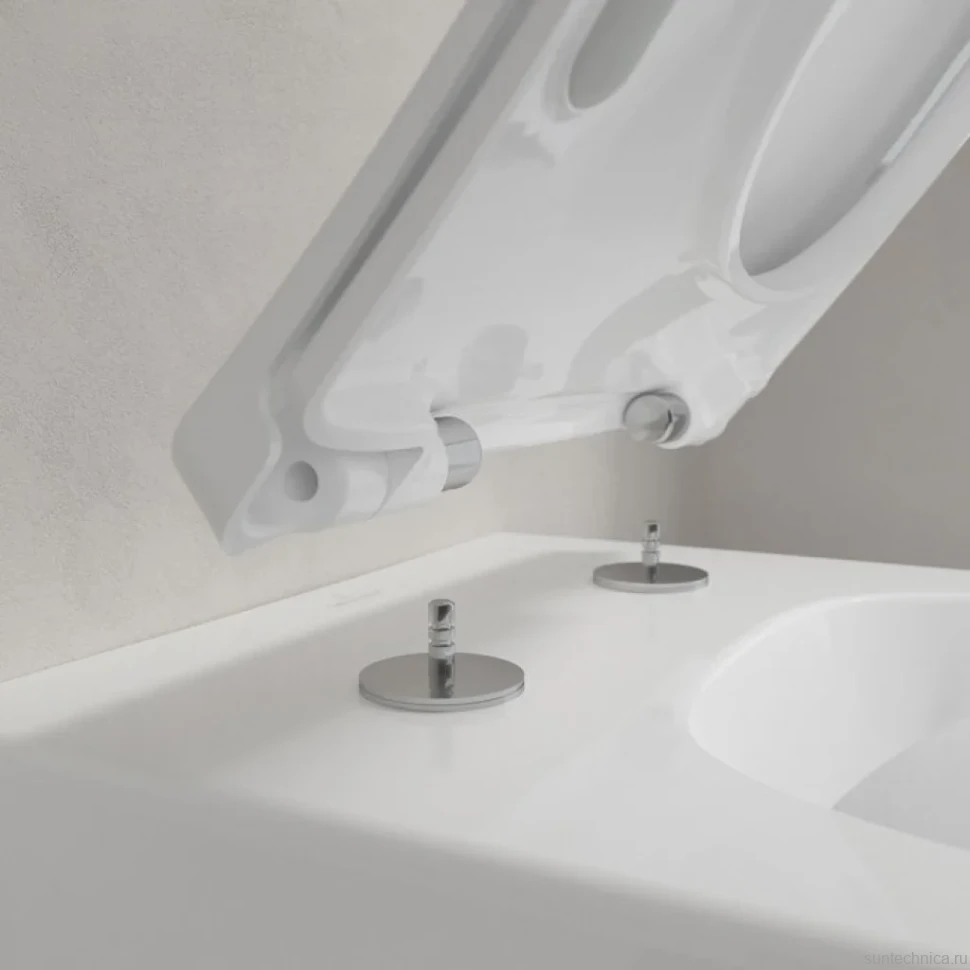 Комплект Унитаз подвесной Villeroy & Boch Venticello 4611RL01 безободковый, альпийский белый + Инсталляция Geberit Duofix UP 320 111.300.00.5 + Кнопка Sigma 30 115.883.KH.1 хром глянцевый, хром матовый + Крепления 111.815.00.1 к стене