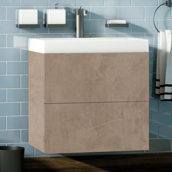 Тумба под раковину Art&Max Verona-Push 60 камень светлый