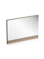 Зеркало Ravak Formy 100 орех, с полкой