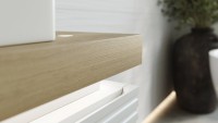 Мебель для ванной комнаты STWORKI Рандерс 100, дерево, подвесная, с подсветкой
