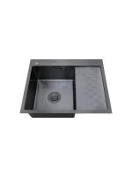Мойка кухонная РМС MRK-6350BL-L c дозатором, графит