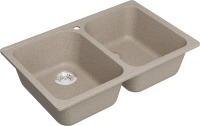 Мойка кухонная Domaci Болонья М-260-004 песочная Мойка кухонная Domaci Болонья М-260-004 песочная