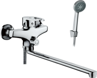 Смеситель с длинным изливом для ванны D-lin 452-6 D147452-6 хром Смеситель с длинным изливом для ванны D-lin 452-6 D147452-6 хром