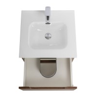 Тумба с раковиной BelBagno Etna 50 2 ящика, rovere moro