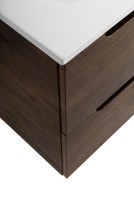 Тумба с раковиной BelBagno Etna 50 2 ящика, rovere moro