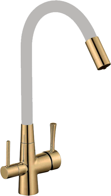 Смеситель для кухни Savol S-L1806C-04 с гибким изливом