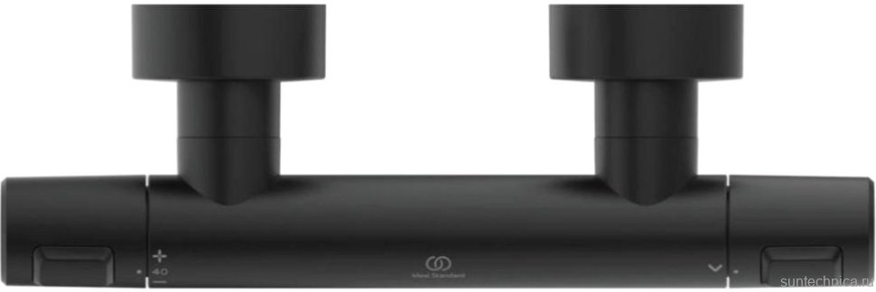 Термостатический смеситель Ideal Standard Ceratherm T25 A7201XG для душа, silk black