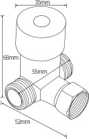Смеситель для раковины Savol S-GY8892W белый матовый + Дивертор Savol AAA Смеситель для раковины Savol S-GY8892W белый матовый + Дивертор Savol AAA