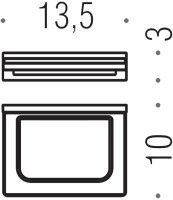 Набор Стакан Colombo Design Look B1602.BM + Мыльница B1601.BM Набор Стакан Colombo Design Look B1602.BM + Мыльница B1601.BM