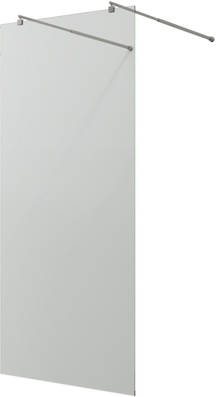 Душевая перегородка Wasserkraft Vechte 60W 60W46BN 110 см, стабилизатор никель, стекло прозрачное
