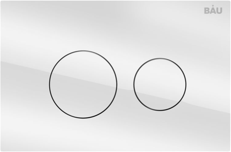 Комплект Унитаз подвесной Bauedge Bau Dream безободковый, с микролифтом + Инсталляция Bau Pro + Кнопка Dream, белая