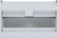 Тумба с раковиной Aquanet Арт 100 подвесная, белая матовая