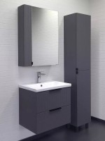 Зеркало-шкаф Comforty Лима 60 антрацит Зеркало-шкаф Comforty Лима 60 антрацит