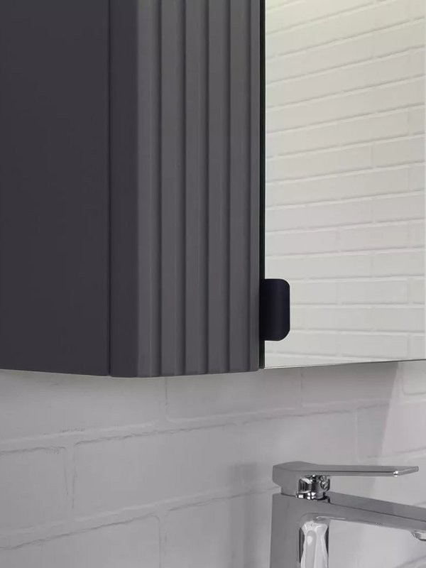 Зеркало-шкаф Comforty Лима 60 антрацит