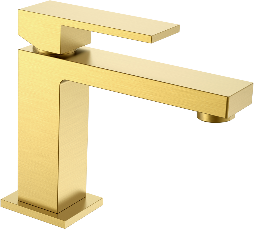 Смеситель для раковины Boheme Qubic 471-MG matt gold